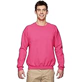Fashion Gildan 18000 Adult Sweatshirt Safety Pink XX-Large