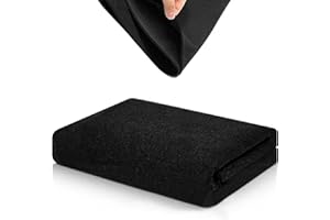 HUIDUO Black Underfelt Liner Carpet for Speaker Sub Box, Table - Top/Bottom, Auto, RV, Boat, Marine, Car & Truck Carpet, (Felt Febric) (Black, 72"x43")