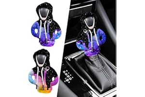 XWQWD 2PCS Car Gear Shift Cover, Funny Gear Shift Knob Cover Sweater Hoodie Cool Stuff Cute Gifts for Women Men Car Interior Accessories Stick Shift Cover L