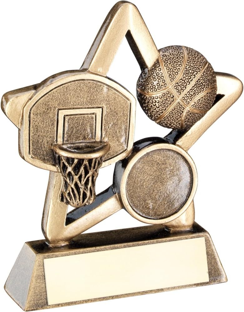 Basketball Trophy 9.5cm free engraving up to 30 letters JR15-RF433A