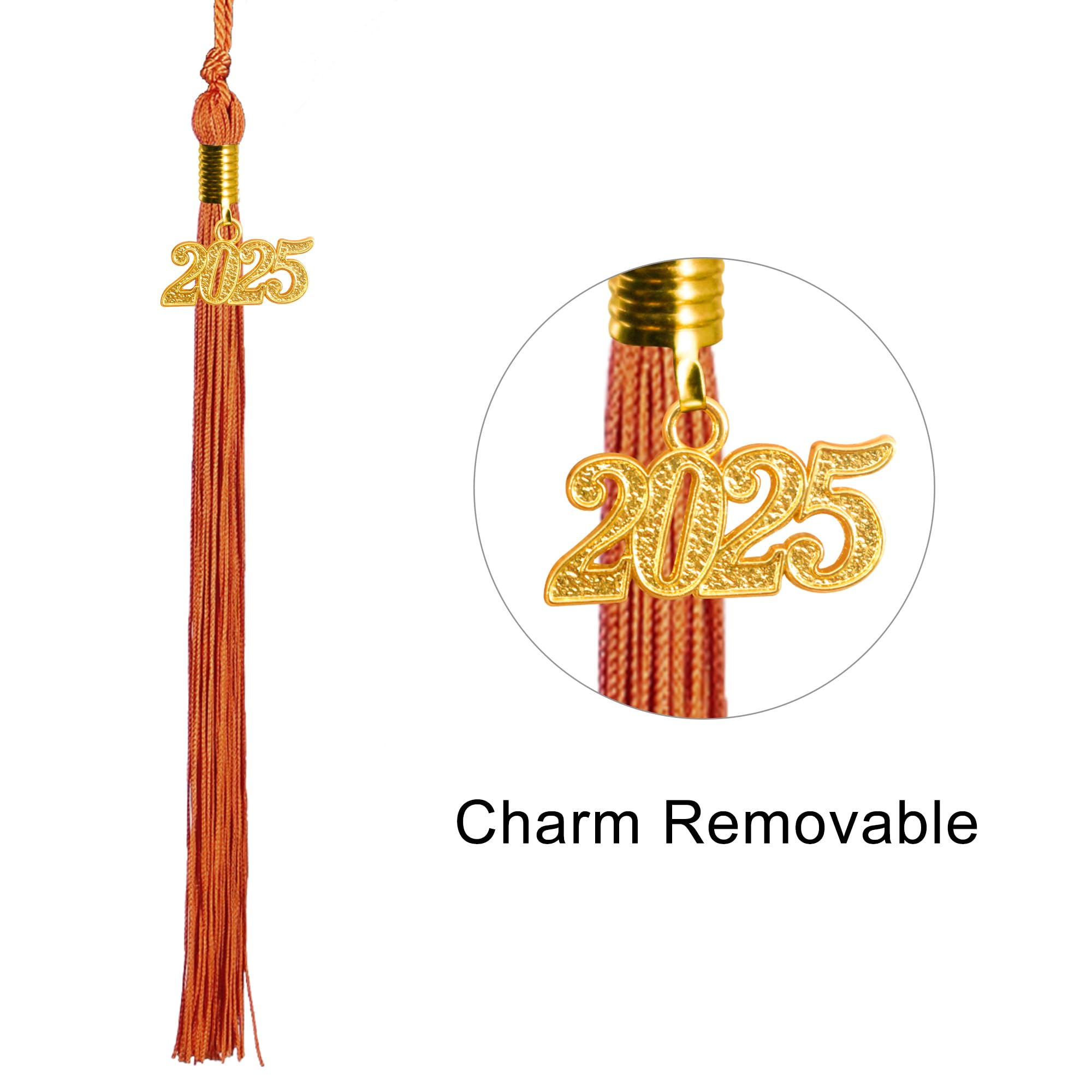 Yellow, M  Graduation Gown Cap Tassel Set For High School And Bachelor Yellow M~p116429357 - View #12