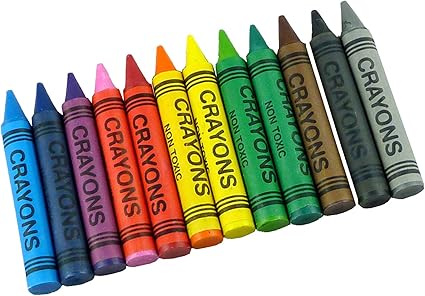 Amazon Com Home Garden Online 12 Piece Jumbo Wax Crayons Pack Of 1