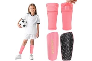 JAYRUIMICE Shin Guards Soccer Kids 2025 Version High-Density Foam Soccer Shin Guard with Sleeves Shin Protective Pads for Youth Toddlers Daily Practice School Competitions Outdoor Play