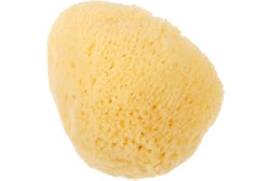 GLEAVI Natural Greek Imported Sea Sponge Makeup Removal Pad 2.5-3.0 Inch Facial Cleansing Sponge for Face