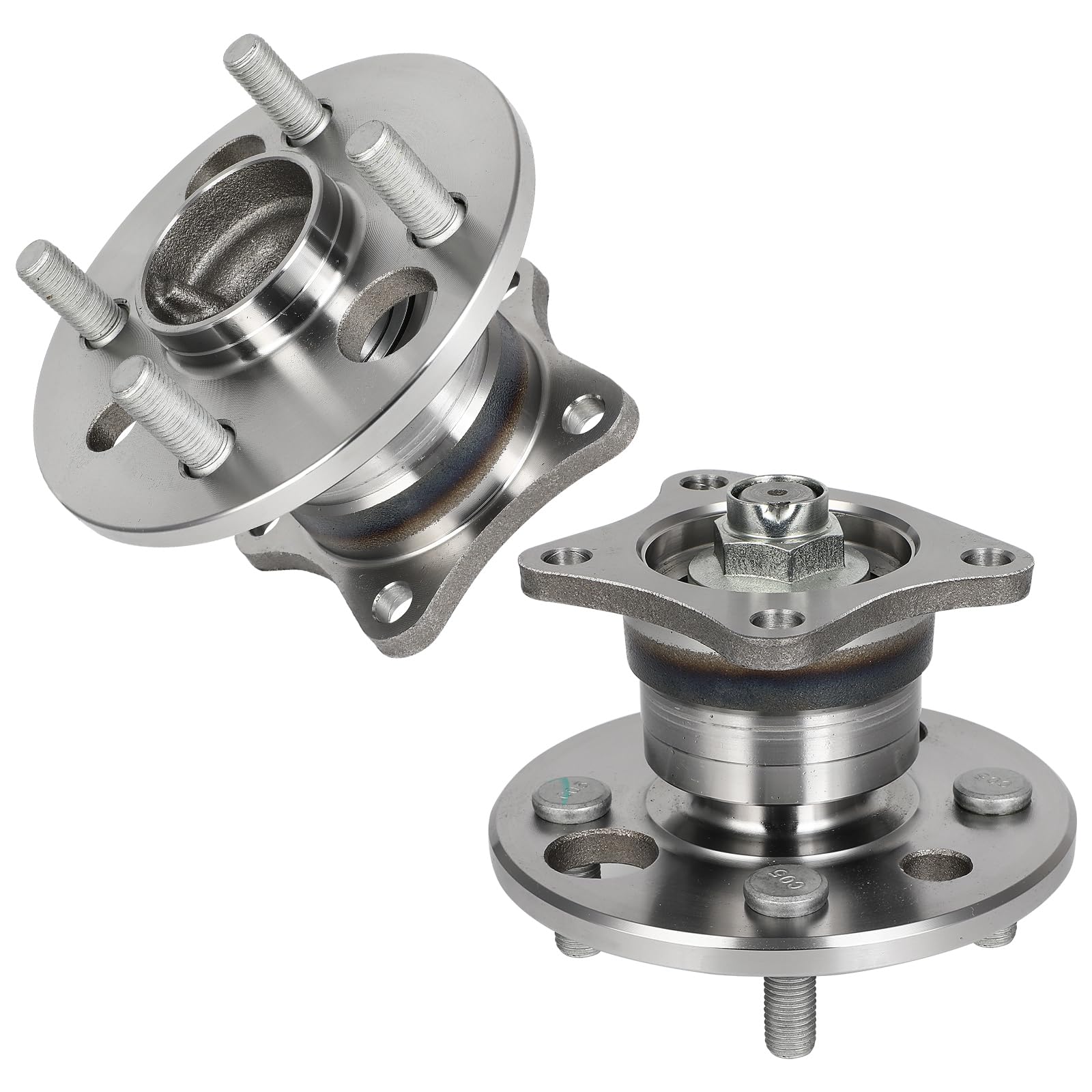 Photo 1 of SCITOO Wheel Hub Bearing Assembly Fit 1993-2002 for Toyota Corolla, 1993-1997 for Geo Prizm, 1998-2002 for Chevrolet Prizm 4 Lugs NO/ABS 512018 Rear Wheel Bearings Both(2)