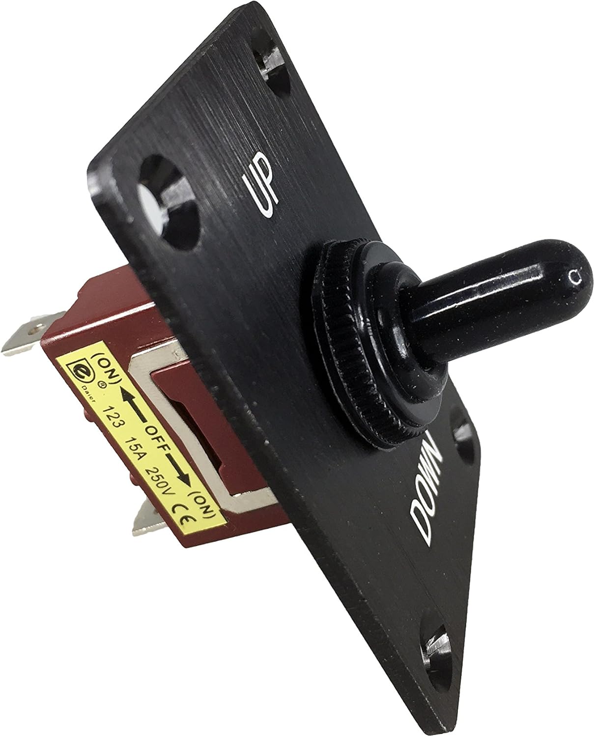 Pactrade Marine Boat Trim Tab Momentary Toggle Switch Panel 3-Way Mom.-Off-Mom. : Sports & Outdoors