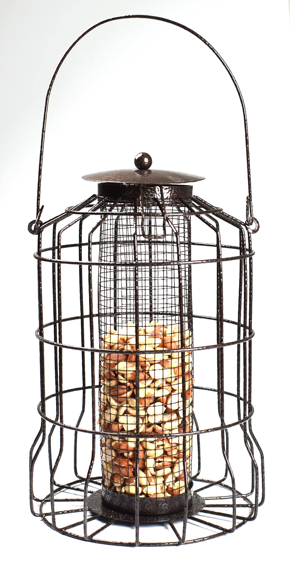 Deluxe Wild Bird Nut Lantern Hanging Feeder - Squirrel Proof
