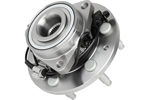 ECCPP 515096 Front Wheel Hub Bearing Assembly for Chevy Avalanche, Silverado, Suburban, Tahoe, Cadillac Escalade, GMC Yukon Sierra 1500 4X4 4WD 6 Lug Left Or Right W/ABS