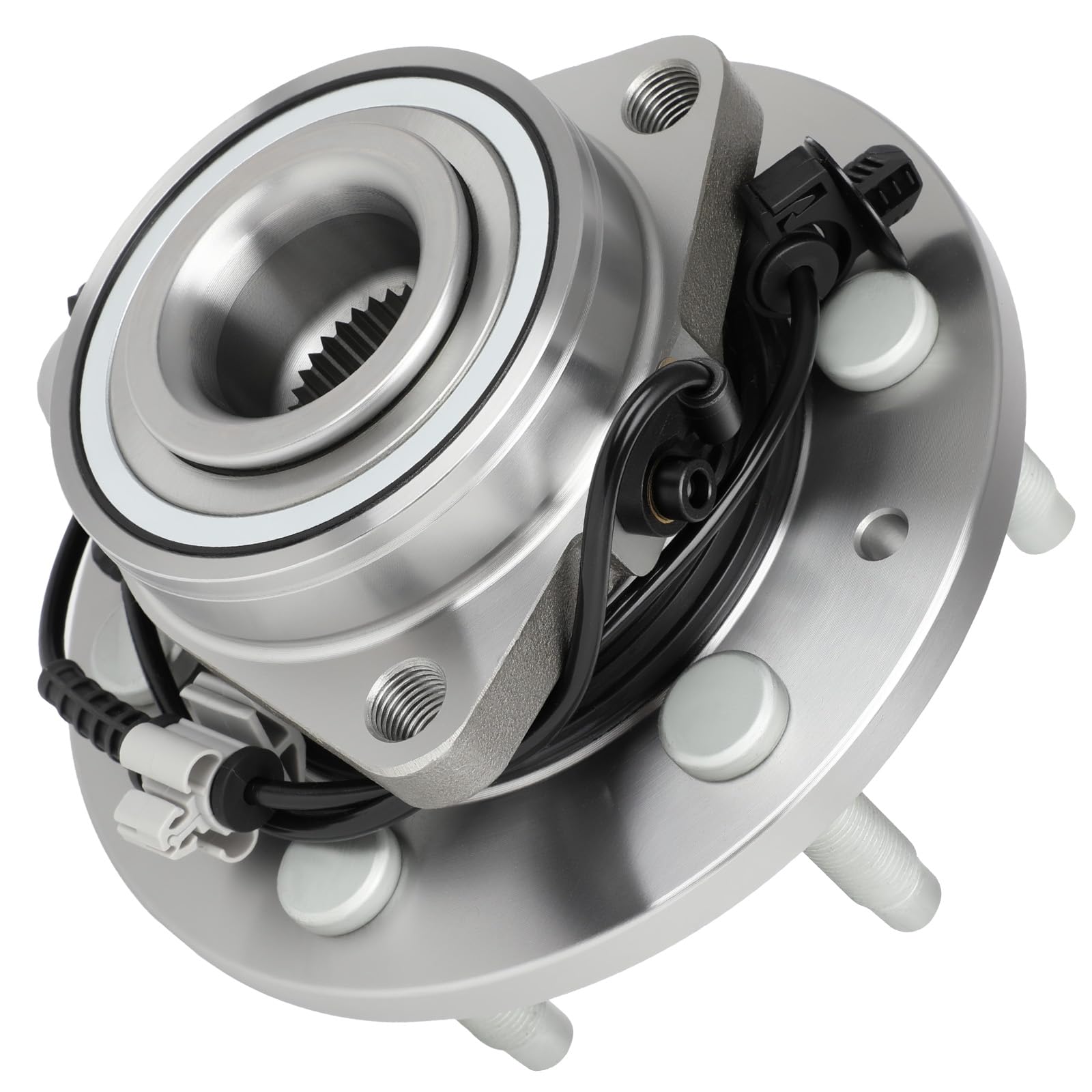 Photo 1 of ECCPP 515096 Front Wheel Hub Bearing Assembly for Chevy Avalanche, for Silverado, for Suburban, for Tahoe, for Cadillac Escalade, for GMC Yukon Sierra 1500 4X4 4WD 6 Lug Left Or Right W/ABS