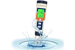 Yewhick Hydrogen Water Tester, Hydrogen Tester for Water, 4 in 1 pH H2 ORP Temp Test Kit, Accurate ORP Meter for Testing Drinking Water, Dissolved Hydrogen Tester for Hydrogen Water Bottle