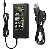 24V 6A Power Supply Adapter, 100-240V AC to 24V 6 Amp 144W DC Power Converter, 24 Volt Low Voltage Transformer for 5A 4A 3A 2A 1A Deivces with 5.5x2.1mm DC Plug for LED Lights, CCTV Security Systems