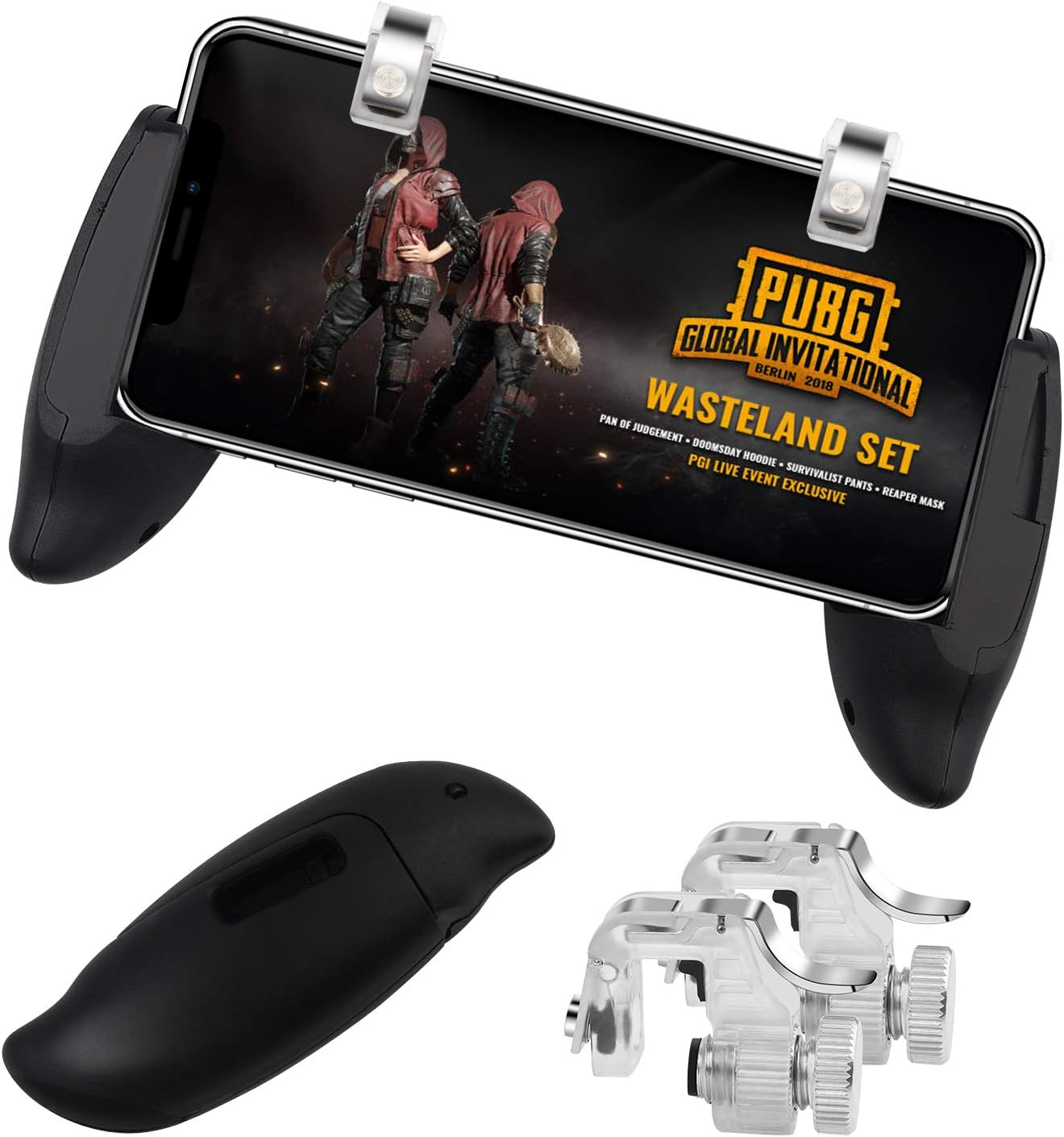 Amazon Pubg Mobile荒野行動 コントローラー 移動操作用パッド スマホ用 ゲームパッド 押しボタン 連続射撃 高感度 位置精確 操作簡単 最新型 ジョイスティック ハンドル Bsl ゲームパッド 通販