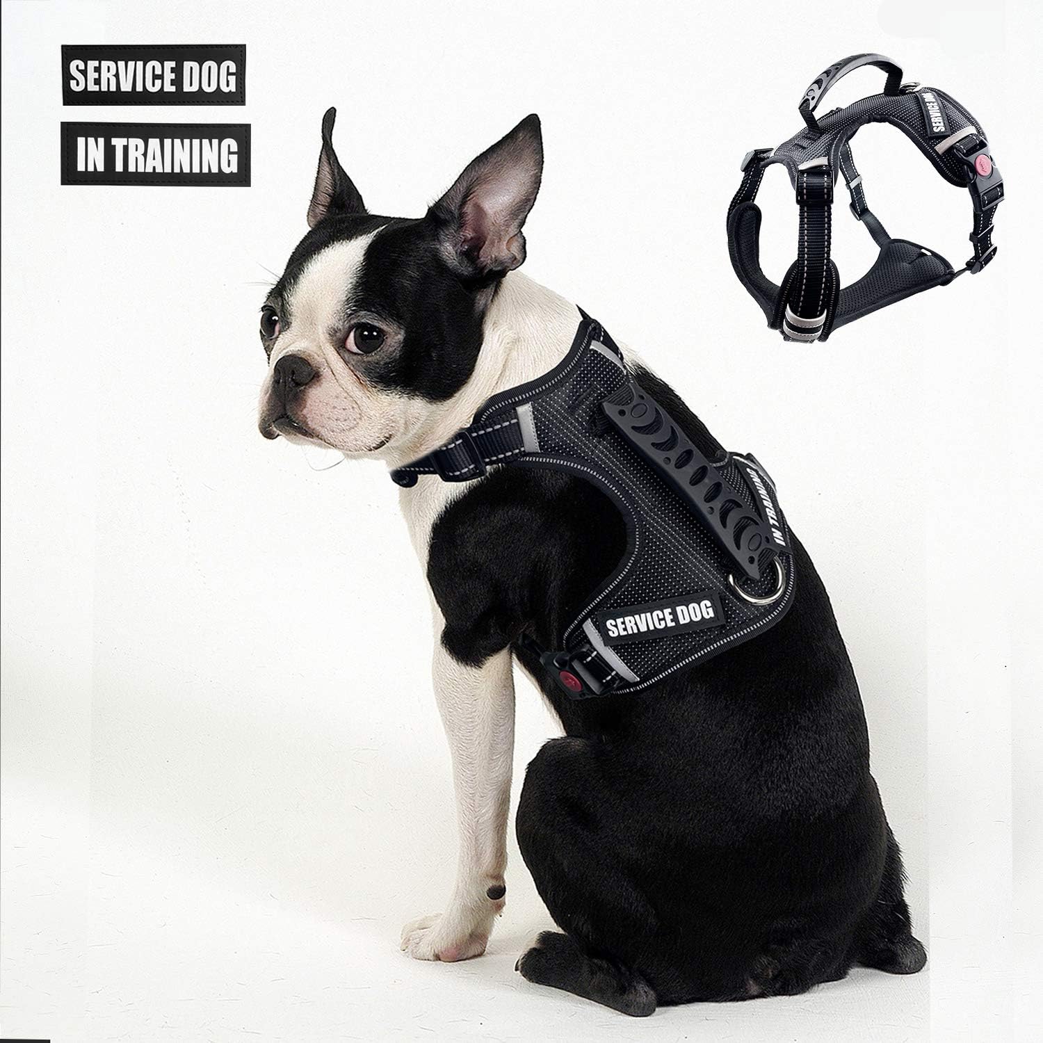 service dog vest with handle