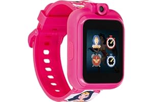 Wonder Woman PlayZoom Kids Smartwatch - Video and Camera Selfies Music Learning Educational Fun Interactive Games Touch Screen Sport Digital Watch Birthday Gift for Kids Toddlers Boys Girls Fun Prints