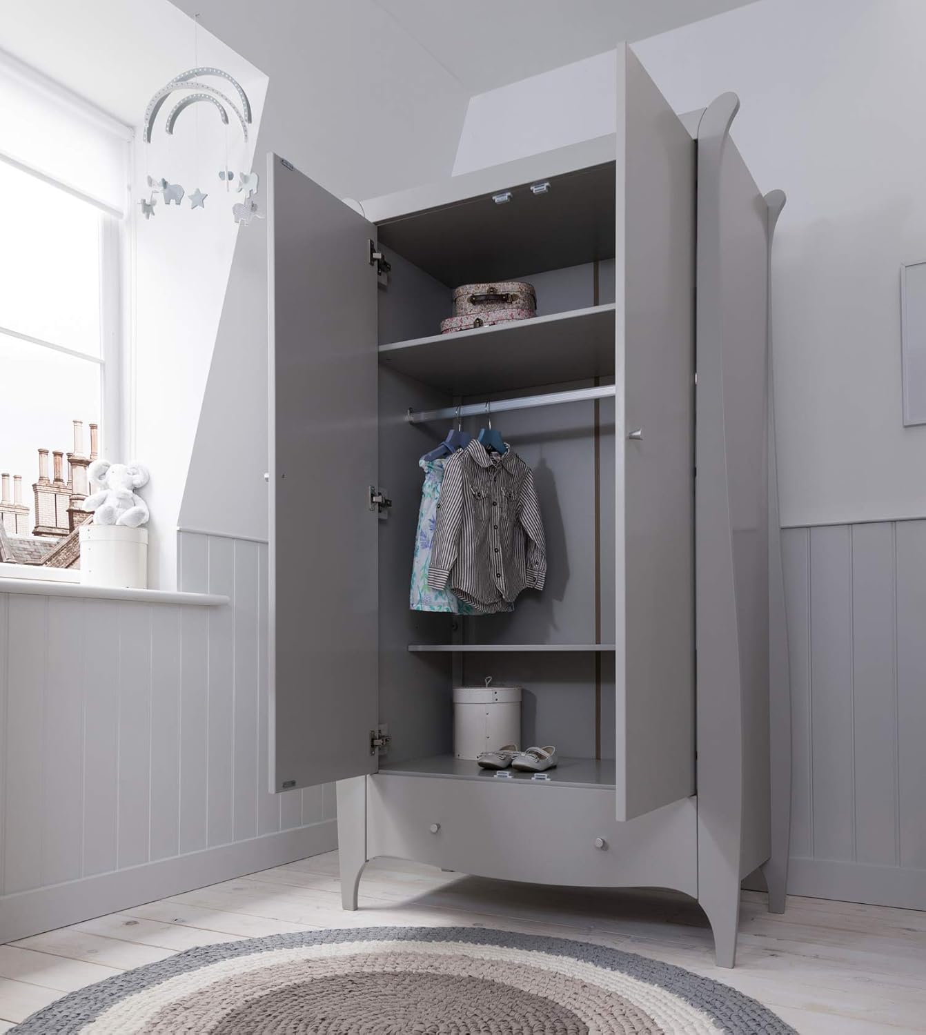 black nursery furniture