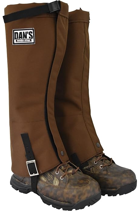 Dan's Hunting GEAR, Snake Protector, Briarproof, Waterproof, Leg Gaiters 1000D. Made in U.S.A