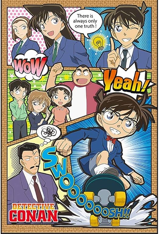 Amazon Co Jp アダルトパズル 樹脂1000p環境保護素材日本の漫画アニメ名探偵コナンデコレーション P4 22 Color D ホーム キッチン