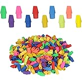 300 Pack Pencil Top Erasers Bulk 10 Colors and Cap Erasers for Pencils | Eraser Caps, Pencil Erasers Toppers &amp; Eraser Tops Deliver Precise Erasing, Must-Have Classroom Learning Supplies