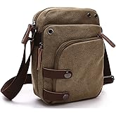 Collsants Mini Crossbody Bags for Women and Men - Small Purses and Handbags - Travel Bag - Canvas Shoulder Purse