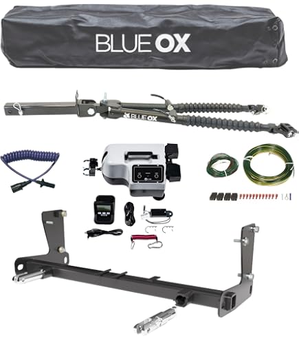 Amazon.com: TrendsAuto Blue Ox Alpha Tow Bar & Baseplate Combo