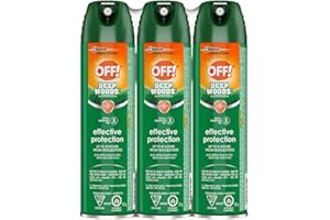 OFF! Deep Woods Insect, Mosquito & Tick Repellent – Long-Lasting Protection, 3 x 255g