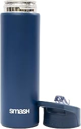 Smash Stainless Steel Drink Bottle Navy 750 ml with Flip Top Lid view 3
