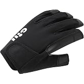 Gill Championship Sailing Gloves - Long Fingers with Exposed Finger and Thumb - Dura-Grip Fabric 50+ UV Sun Protection &amp; Water Repellent