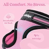 rabbitgoo Cat Harness and Leash Set Pink Extra Small Adjustable Vest view 7