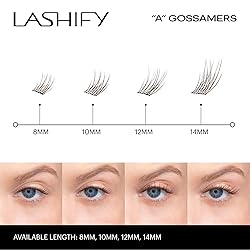 Lashify Amplify 12mm Gossamer Eyelash Extensions