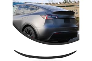 KKoneAuto Model Y Spoiler Compatible with Tesla 2020-2023 Rear Trunk Spoiler Wing Rear Trunk Lip Tail Lid Tail Spoiler Lip Spoiler Wing OEM Style Fits for Tesla Model Y, Matte Black