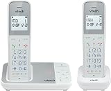 VTech XS1051 DECT Cordless Phone with Answering Machine, 2 Handsets