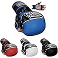 Combat Sports Max Strike MMA Training Gloves, Open Palm Fingerless Gloves for MMA, Muay Thai, and Kickboxing