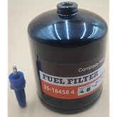 Compass-Yang Marine Fuel Water Separator Filter with Water Warning Sensor 35-18458 5 18458Q4 For Mercury/Mariner V-6 EFI/DFI outboard engines (1996 and Newer),Replace 35-18458Q4 Sierra 18-7968