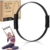 Krightlink Pilates Ring Circle, 14" Magic Circle Pilates Rings for Focusing on Toning Inner Thighs, Arms, and Core, Fitness Exercise Ring Workout Ring for Yoga and Pilates