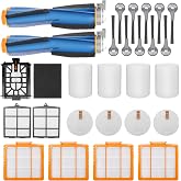 Vacuum Replacement Parts for Shark AI AV2501S AV2501AE AV2511AE Robot Vac | Replacement Filter Accessories Kits For Shark AV2610WA RV2502AE RV2610WA RV2520 AV2510 AV251WAXUS Ultra Robot Vacuum Cleaner