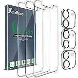 Ferilinso [3+3 Pack] 3 Pack Screen Protector for iPhone 11 with 3 Pack Camera Lens Protector Accessories Tempered Glass Film 