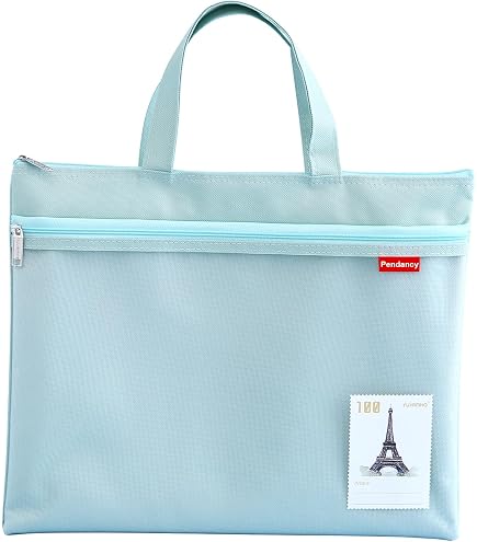 Uxcell Waterproof Zipper File Bags, A4 Document Holders For Office Gray 3 Pack