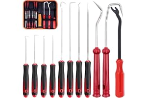 Mardatt 11Pcs Hose Removal Hook Heavy Duty Hook Tool Set, Precision Tools Hooks, O-Ring Hook, Vacuum Hoses Trim Tools for Aut