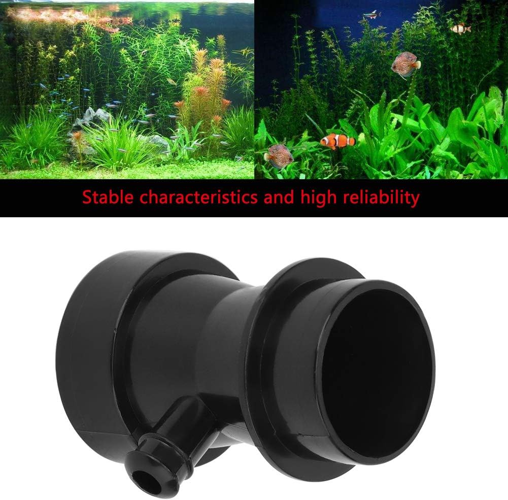 Aquarium Air Suction Nozzle Plastic Black DIY Venturi Tube Protein Skimmer Separator for protein separator - Image 3