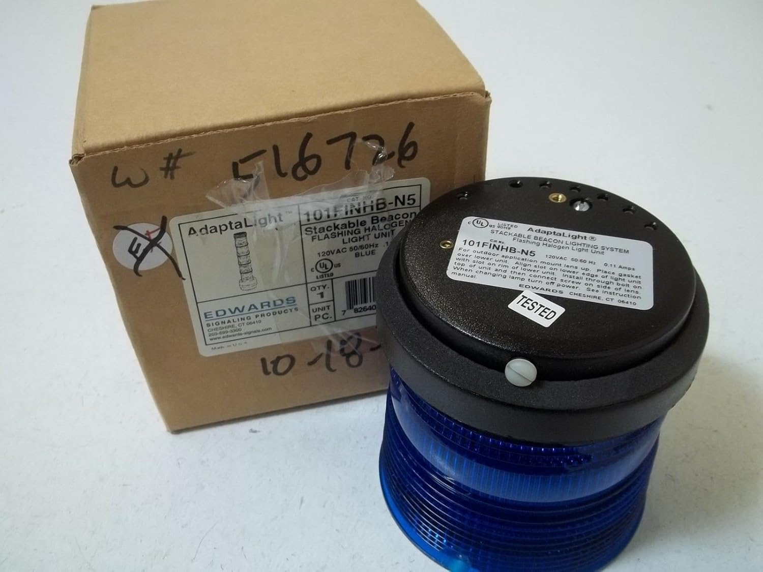 Edwards Signaling 101FINHBN5 Beacon Tower Stack Lights Industrial