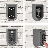 Trintion 10-Digit Combination Key Lock Box Outdoor Waterproof Wall Mounted Safe view 4