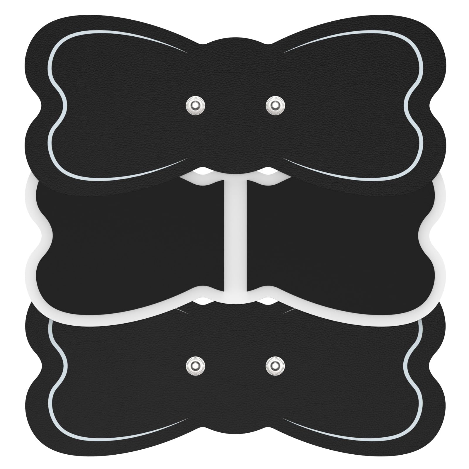 Photo 1 of MASTOGO WirelessTens Unit Electrodes Pads (3-Piece Pack) – TENS Unit Replacement Electrodes Pads (7.2" x 3.1"), Compatible with 3.5mm Snap-On Devices, Soft, Comfortable, Non-Irritating, Reusable