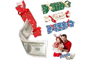 4 Pcs Christmas Surprise Money Pull Pouch, Candy-Inspired Pull-Out Money Pouch, Surprise Money Pull Pouch- Hexagon, DIY Candy