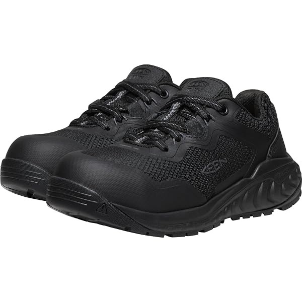 Scarpe Lavoro Keen Utility Donna Vista Energy, Punta Carbonio, Nere, Taglia 8 M