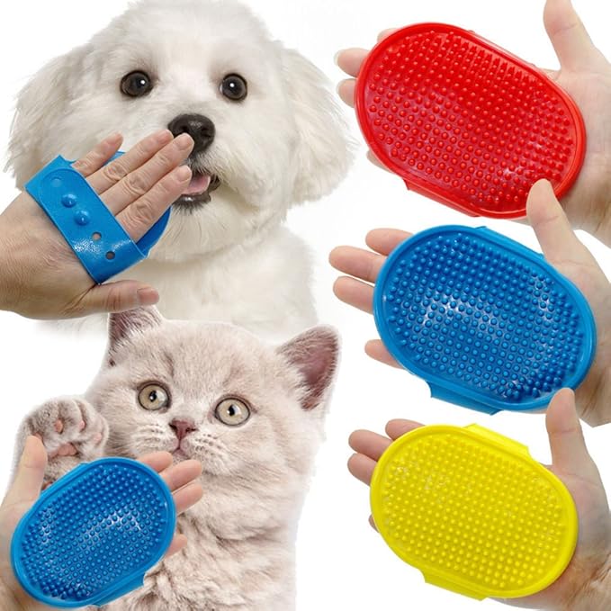 Buy The Pets Company Rubber Deshedding Dog Bath Hand Band for Dogs and