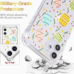 LuGeKe Happy Easter Eggs Print Case for iPhone 12