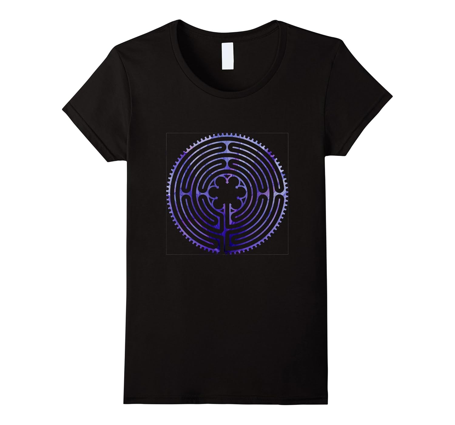 Labyrinth Tshirt Ancient Chartres Labyrinth Maze Design