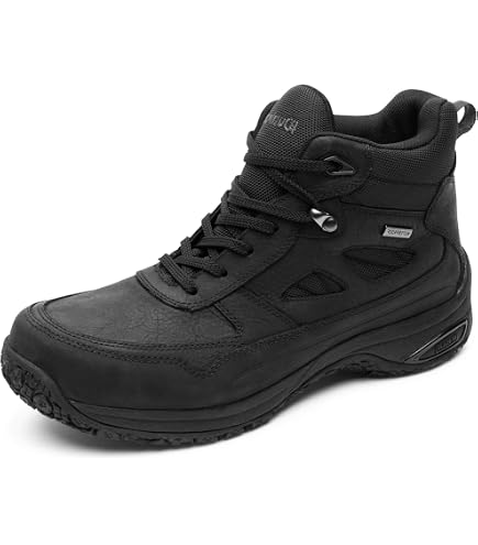 Dunham Mens Alpine Waterproof Casual Lace-up Mid Boots Black Boots (NWT) Men main image 2