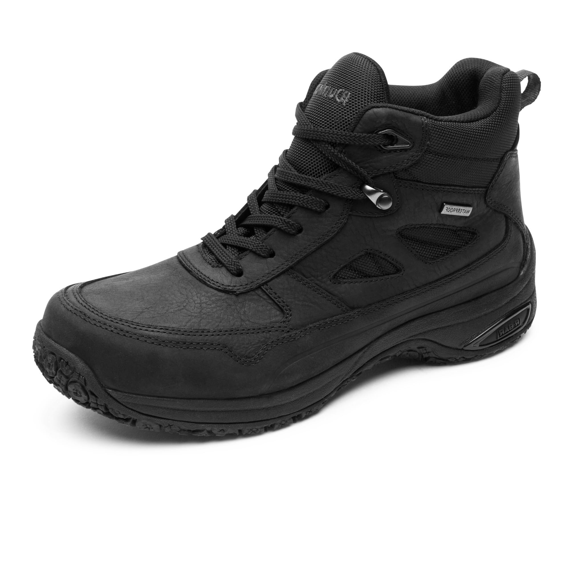 Photo 1 of Dunham Men's Cloud Plus Mid II, Black Leather, 13 2E