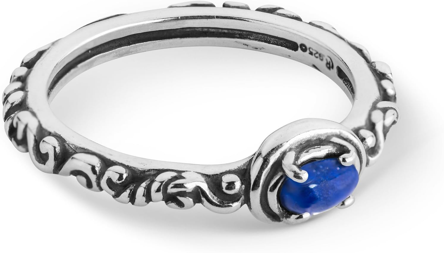 Sterling Gemstone Single Stone Ring Sizes 5 to 10